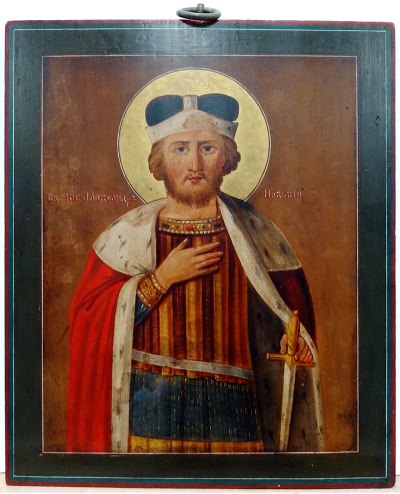 Russian Icon - Saint Prince Alexander Nevsky