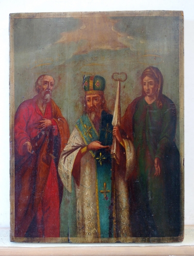 Russian icon - Three Orthodox Saints
