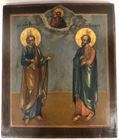 Russian Icon - Apostles Peter &amp; Paul