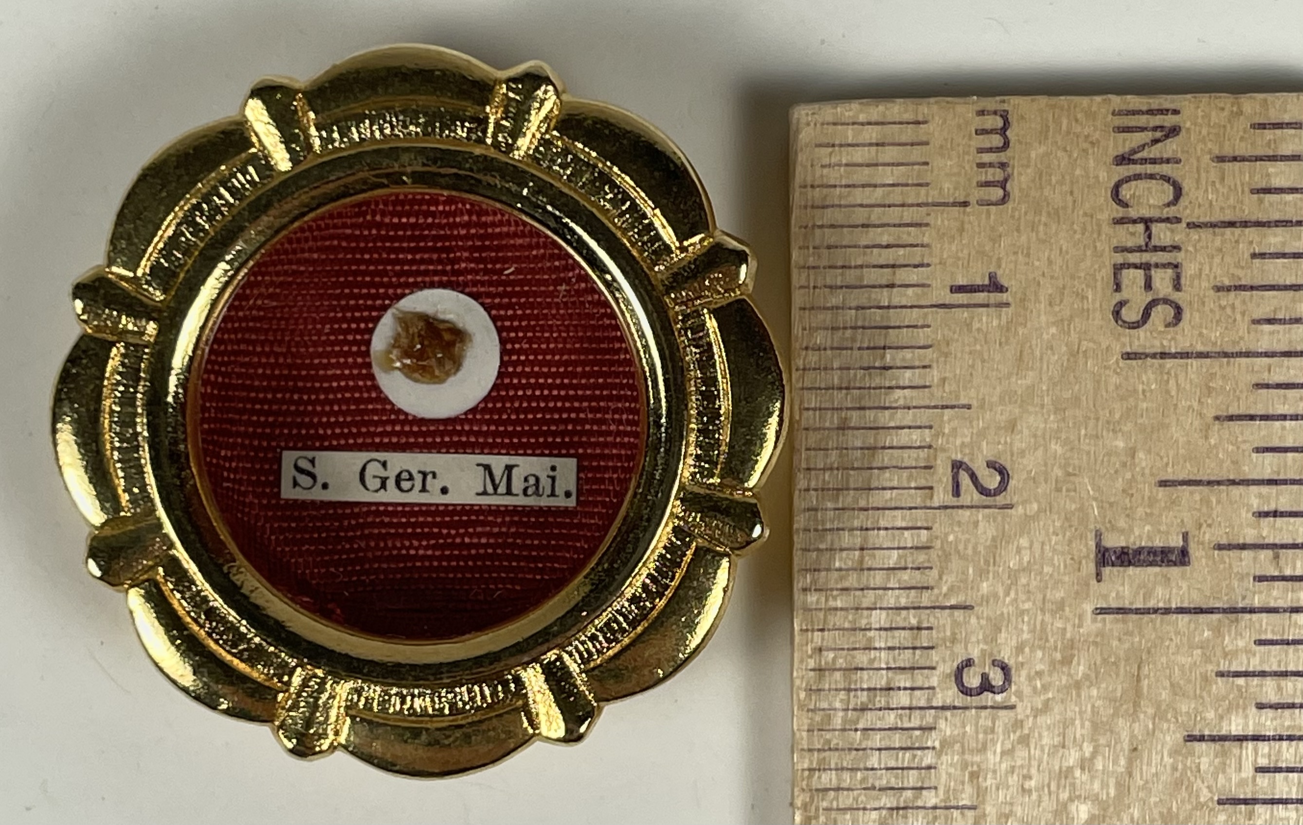 Russian Store 1990 Documented theca with relics of St. Gerard Majella