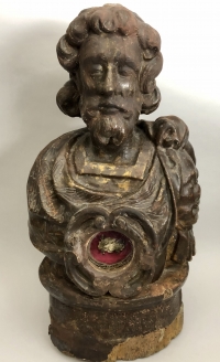 Reliquary Bust with Relics of St. Gelasius of Fossombrone, Soldier &amp; Martyr