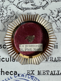 1988 Documented reliquary with relics of St. Philip Neri, the Apostle of Rome