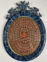 Spectacular reliquary with 140 relics of the True Cross, the Passion, Holy Family, Apostles, Martyrs &amp; Saints
