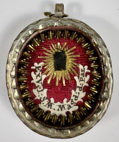 Reliquary with relic of St. Mary Magdalene de&#039; Pazzi, O.Carm.