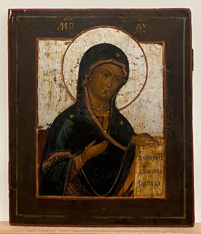 Russian Icon - The Virgin Mary from the The Deesis Row