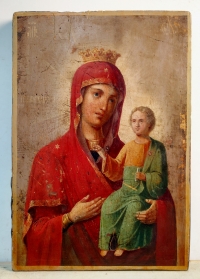 Russian Icon - Our Lady of Iveron