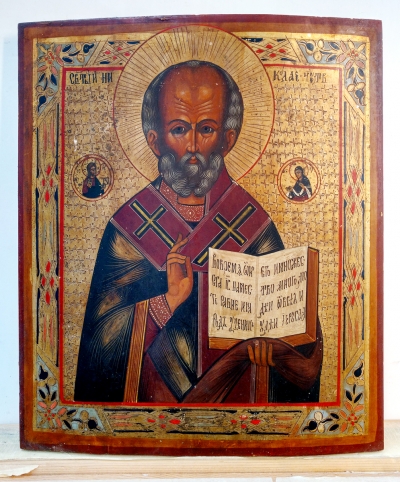 Russian Icon - St. Nicholas the Wonderworker of Myra