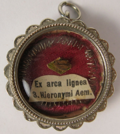 Reliquary theca with relics of Gerolamo Emiliani, founder of the Somascan Fathers