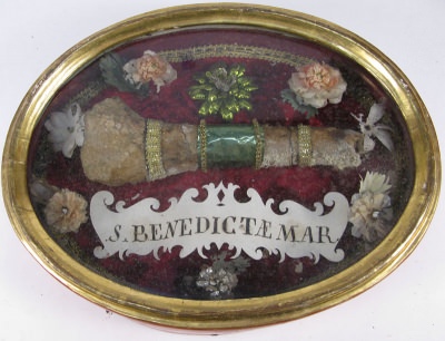 Important reliquary with relic of Saint Benedicta (Benedetta) of Rome, Virgin Martyr