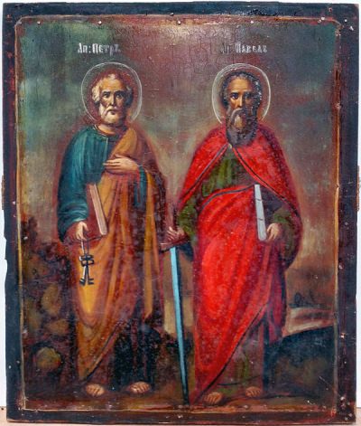 Russian Icon - Holy Apostles Peter and Paul