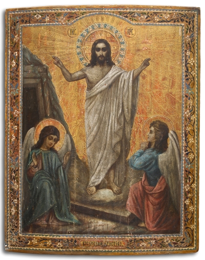 Russian icon - The Resurrection of Christ