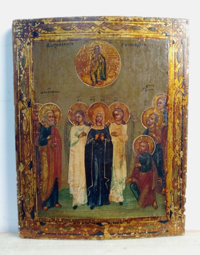 Russian Icon - The Ascension of Jesus