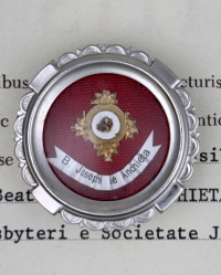 1980 Documented reliquary theca with relic of Bl. José de Anchieta, Apostle of Brazil