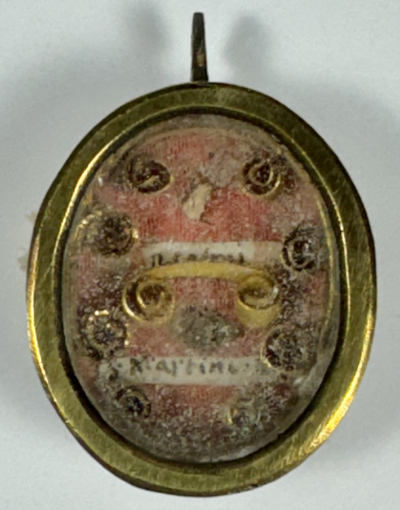 Reliquary theca with relics of St. Anselm of Canterbury &amp; St. Martin of Tours