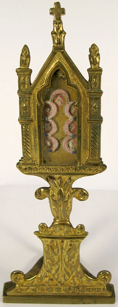 Reliquary with relics of Saint Joseph, Apostles Peter and Paul and important saints