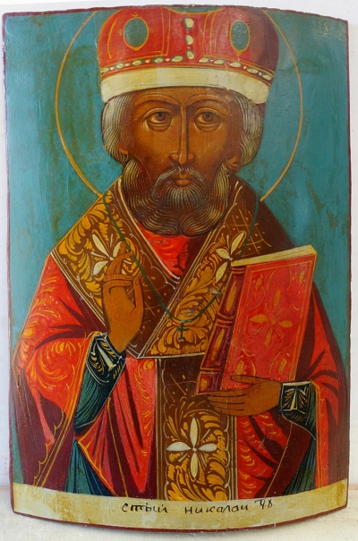 Russian Icon - St. Nicholas the Wonderworker of Myra