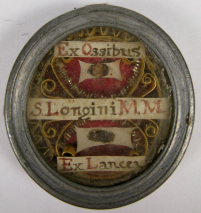 Theca with relics of Saint Longinus and of the Holy Lance (Spear of Destiny)