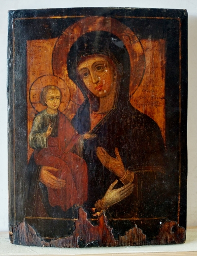 Russian Icon - The Three-Hand Mother of God