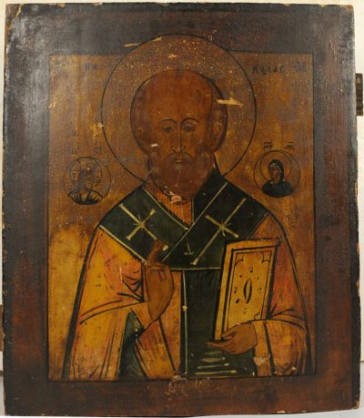 Russian Icon - Saint Nicholas, the Wonderworker of Myra