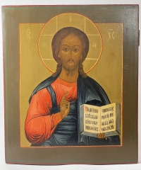 Large Russian Icon - Christ Pantocrator