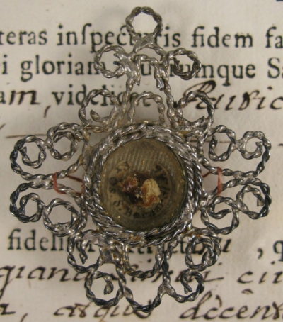 Documented theca with relics of St. Bernard of Clairvaux, O. Cist., Doctor of Church