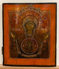 Russian Icon - Our Lady of the Sign