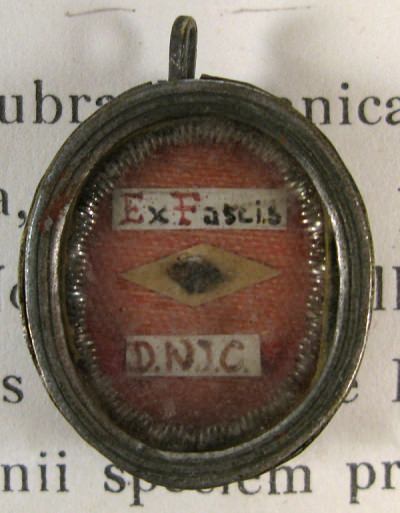 Documented theca with Passion relic of the Fascia of Jesus Christ