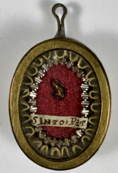 Reliquary theca with relic of St. Anthony of Padua