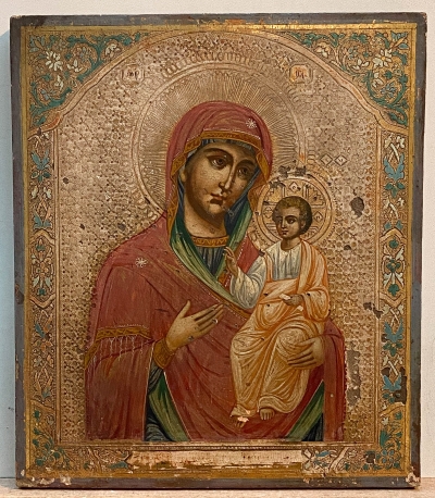 Russian Icon - Our Lady of Iveron