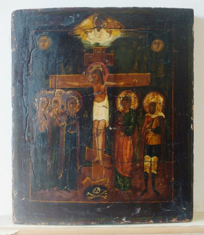 Russian Icon - The Crucifixion