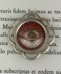 1972 Documented reliquary theca with relic of Blessed Michele Rua, S.D.B.