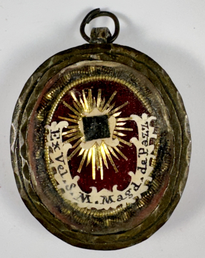 Reliquary theca with relic of St. Mary Magdalene de&#039; Pazzi, O.Carm.