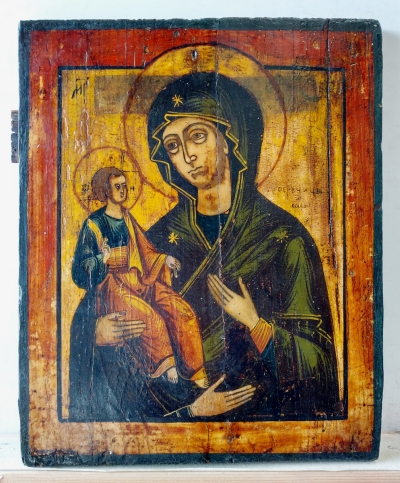 Russian Icon - The Three-Hand Mother of God