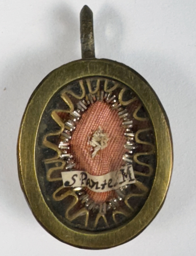 Reliquary theca with relic of St. Pantaleon (Panteleimon), Martyr &amp; Unmercenary Healer