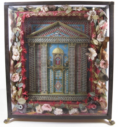 Reliquary frame housing Relics of Saints Arranged in Complete General Roman Calendar