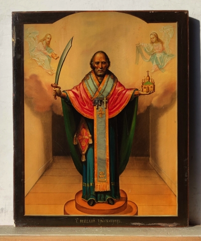 Russian Icon - St. Nicholas of Mozhaysk