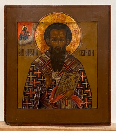 Russian Icon - Saint Basil the Great Hierarch