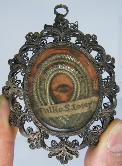 Large reliquary theca with relic of St Joseph, husband of the Blessed Virgin Mary