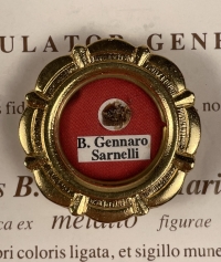 1996 Documented reliquary theca with relic of the Blessed Gennaro Maria Sarnelli, C.Ss.R.