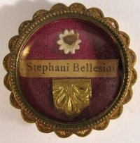 Reliquary theca with relics of Blessed Stephen Bellesini