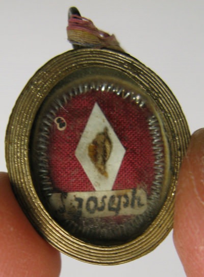 Theca housing relic of St. Joseph, Husband of the Blessed Virgin Mary