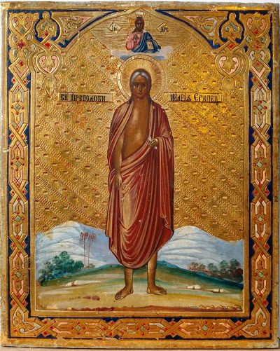 Russian Icon - Saint Mary of Egypt