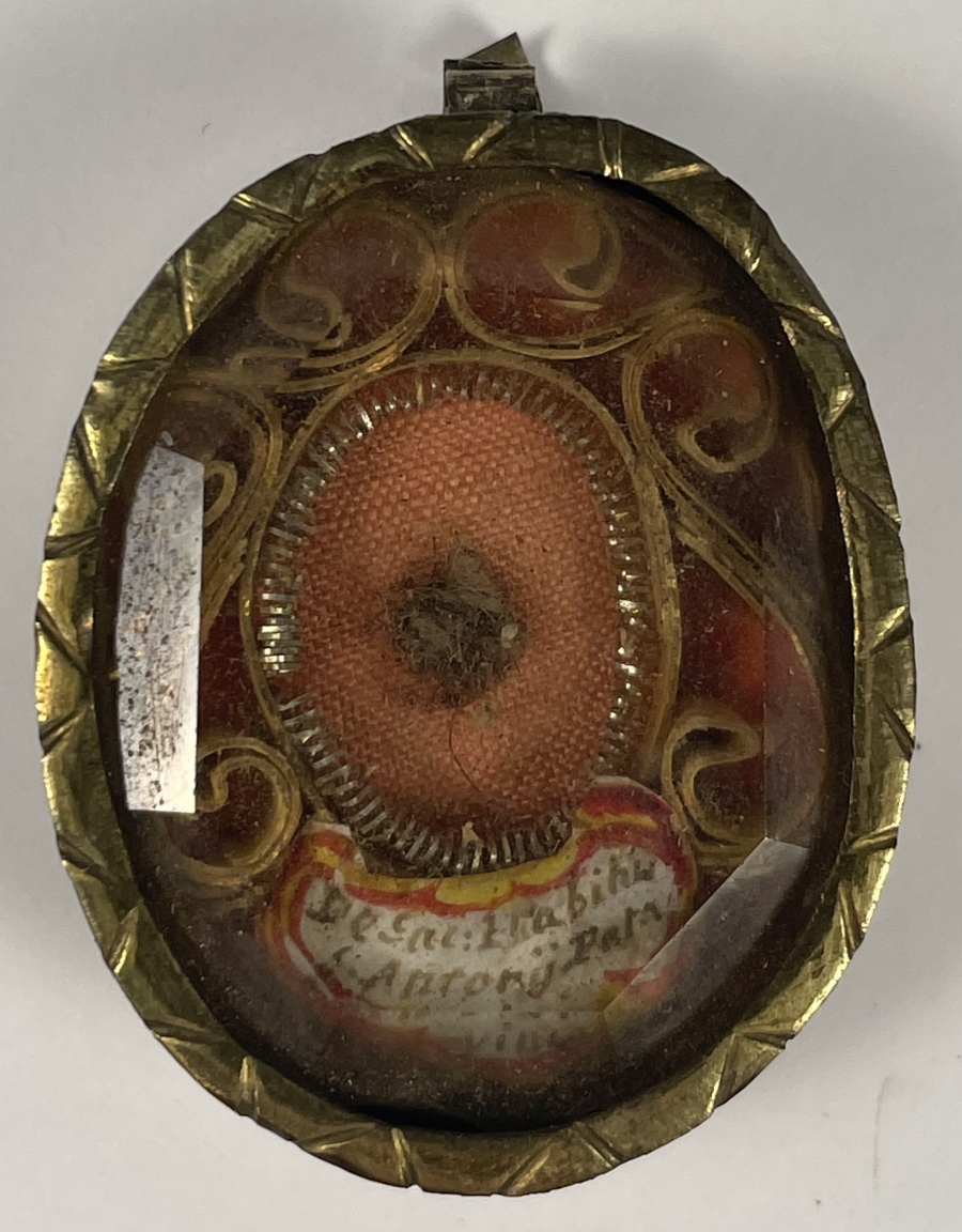 Russian Store Reliquary theca with secondclass relics of St. Anthony