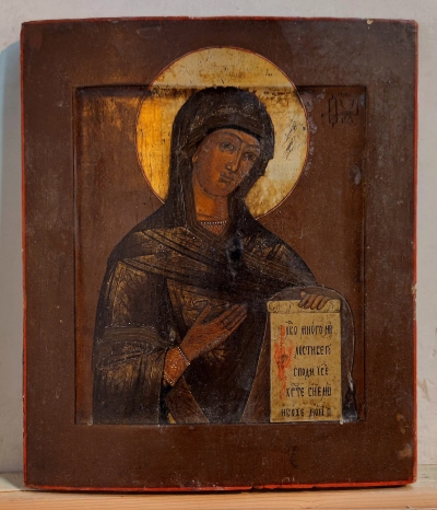 Russian Icon - The Virgin Mary from the Deesis Row