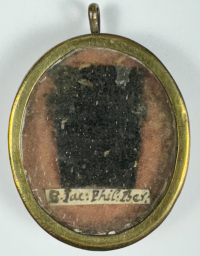 Reliquary theca with relics of Servite Blessed Giacomo Filippo Bertoni O.S.M.