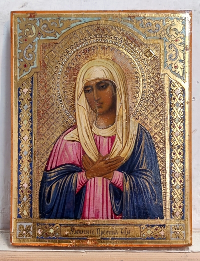 Russian Icon - Our Lady of Tenderness