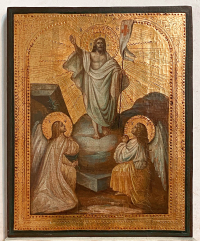 Large Russian Icon - The Resurrection of Christ