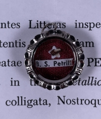 1988 Documented reliquary theca with a relic of the Blessed Savina Petrilli, founder of the Sisters of the Poor of Saint Catherine of Siena