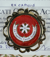 Large documented reliquary theca with first-class relics of Blessed Carlo Acutis