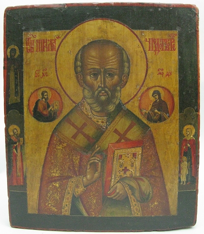Russian Icon - St Nicholas the Wonderworker of Myra